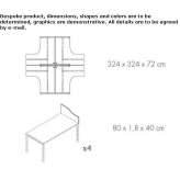 Multifunctional L-shaped desk with desk screens Lobith