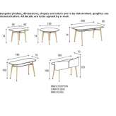 Rectangular office desk Lurano