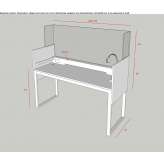 Rectangular work desk Prasco