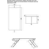 Rectangular wooden office desk Gorlago