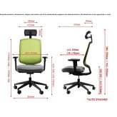 Office chair with a 5-star base Kladno