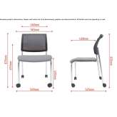 Ergonomic chair on wheels Simbario