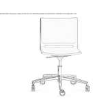 Office chair on wheels with a base with 5 arms Amaroo