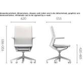 Height adjustable mesh office chair Cibecue