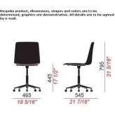 Swivel chair made of polypropylene Spasovo