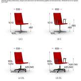 Chair with armrests on wheels Bezerros