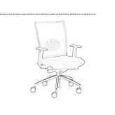 Fabric swivel office chair Urmond