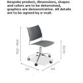 Office chair with a 5-star base Lukow