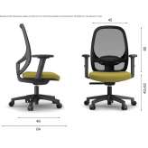 Ergonomic mesh office chair with height adjustment Oneta