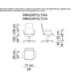 Swivel executive chair on wheels Mold