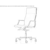 Height adjustable executive chair with 5-star base and wheels Garoafa