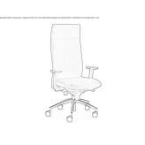 Fabric trestle executive chair Sinfin