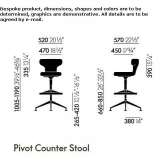 Office stool with height adjustment Pillnitz