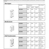 Office cabinet with hinged doors Ahlat