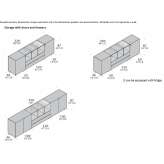 Chest of drawers/office cabinet Budva