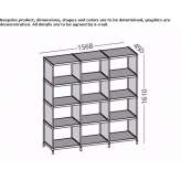 Open modular shelf Copiague