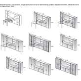 Wooden office shelves Odranci