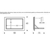 Foldable plywood wall shelf Lamay