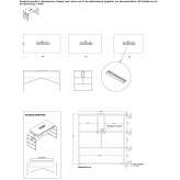 Rectangular wood fiber table High conference table with cable management system Sisak