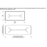 Modular conference table made of glass and stainless steel Coasa