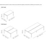 Rectangular conference table Bexbach