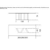 Rectangular crystal dining table Mildmay