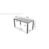 Wooden desk with electric drive Kuyvozi