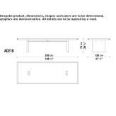 Rectangular conference table Vzmorye