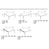 Rectangular conference table made of melamine-coated chipboard Cepet