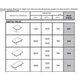 Rectangular conference table made of melamine-coated chipboard Ulcinj