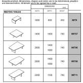 Rectangular conference table Wimmis