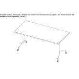 Folding conference table Prenzlau