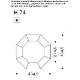 Modular conference table in melamine and metal Marsanne