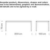 Rectangular ash table Rzewnie