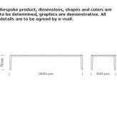 Rectangular ash table Rzewnie