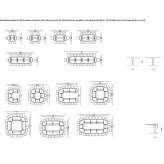 Modular conference table with cable management system Agudo