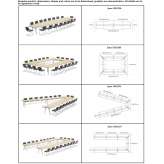 Wooden conference table Cluis