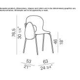 Training chair with writing tablet Absdorf