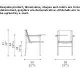 Training chair with armrests Reingers