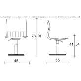 Plastic training chair Egna