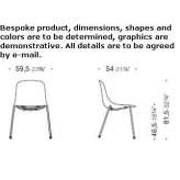 Polypropylene chair Verzej