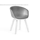 Chair with armrests Belcesti