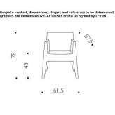 Stackable polypropylene chair Gerace