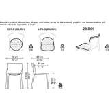 Stackable polypropylene chair Fehmarn