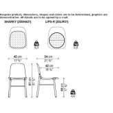 Polyurethane chair Sennen