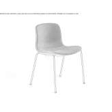 Upholstered and stackable chair Belcesti