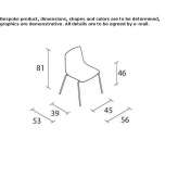 Polypropylene chair Kukow