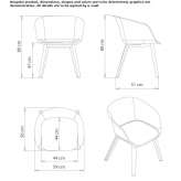 Polypropylene chair with integrated cushion Wiednitz