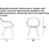 Polypropylene chair Roure