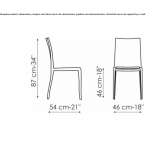 Stackable polypropylene chair Plaza